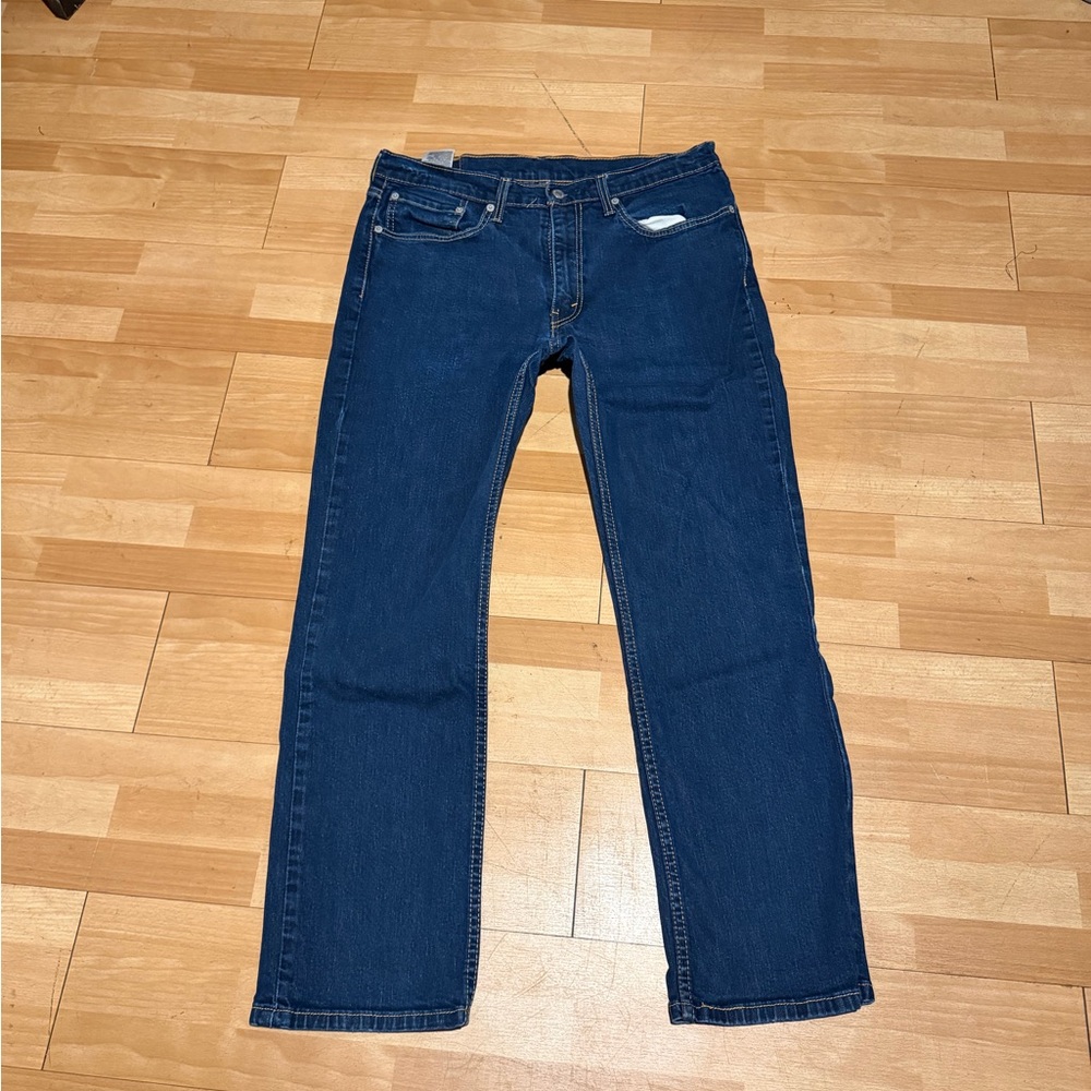 Levi's 514 Vintage Classic Indigo Straight Slim Jeans Men retro street rock 34